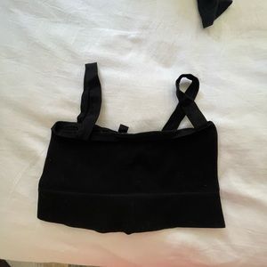 Urban Outfitters Black Crop Top Tank